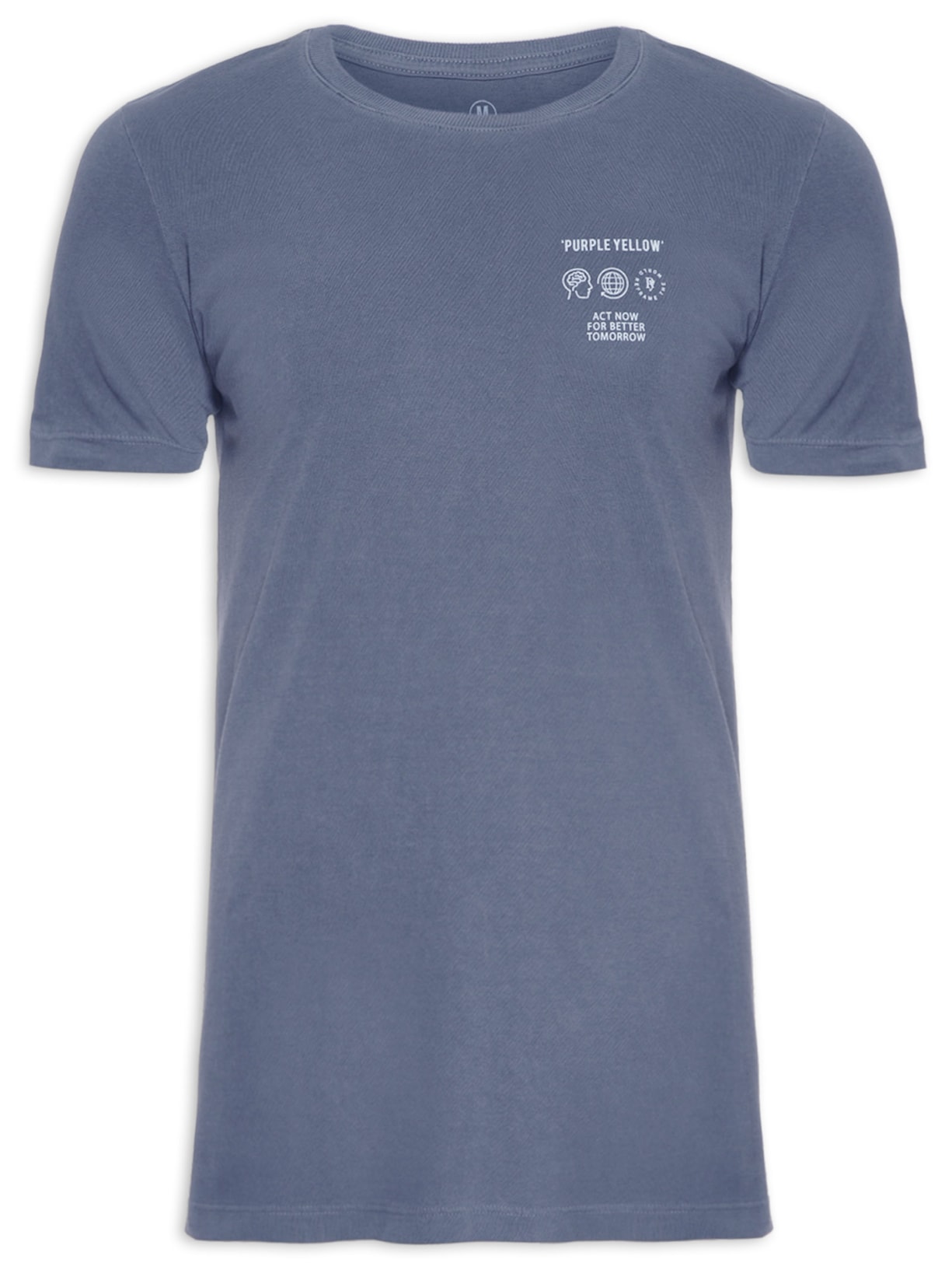 Camiseta Masculina Act Now - Azul