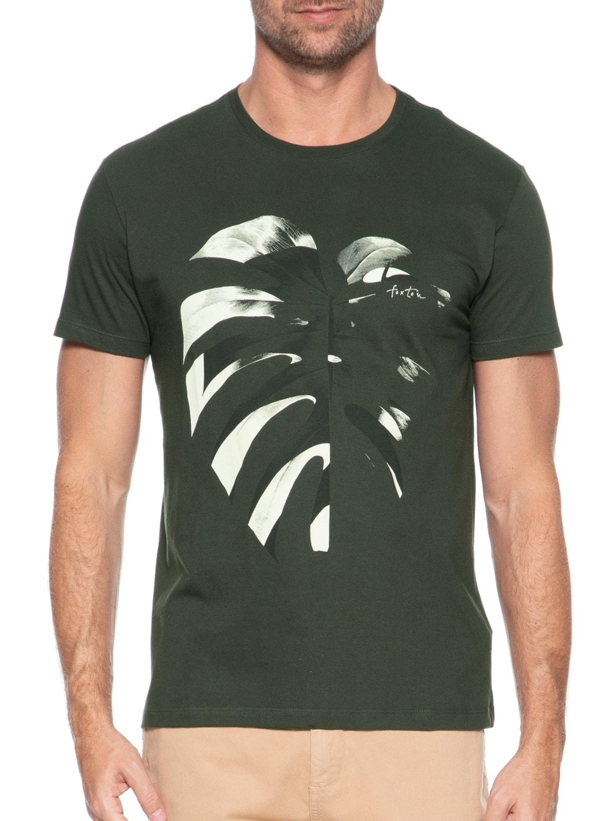 Camiseta Masculina Adam Verde Foxton