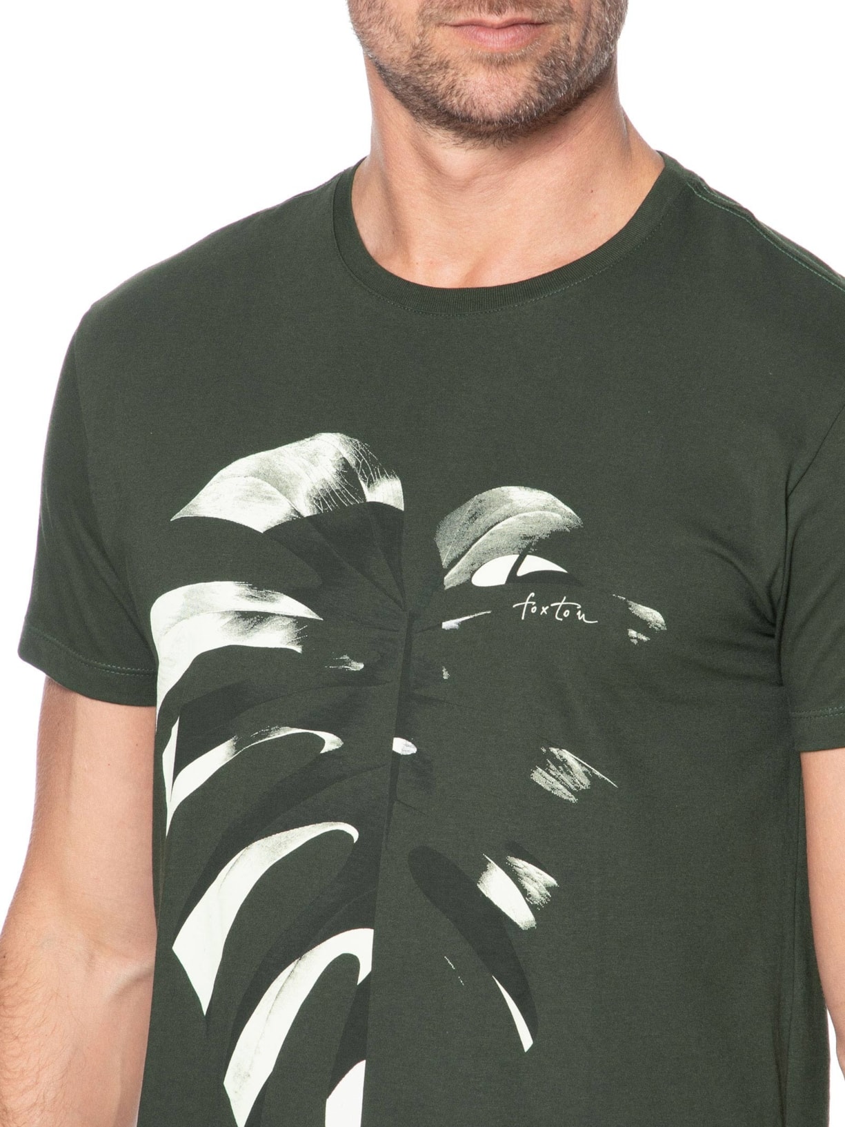 Camiseta Masculina Adam Verde Foxton