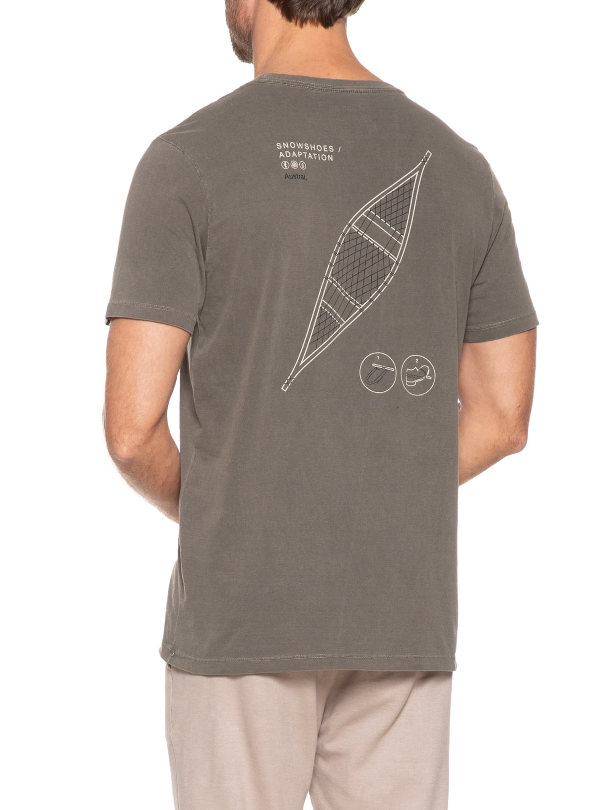 Camiseta Masculina Adaptation Marrom Austral