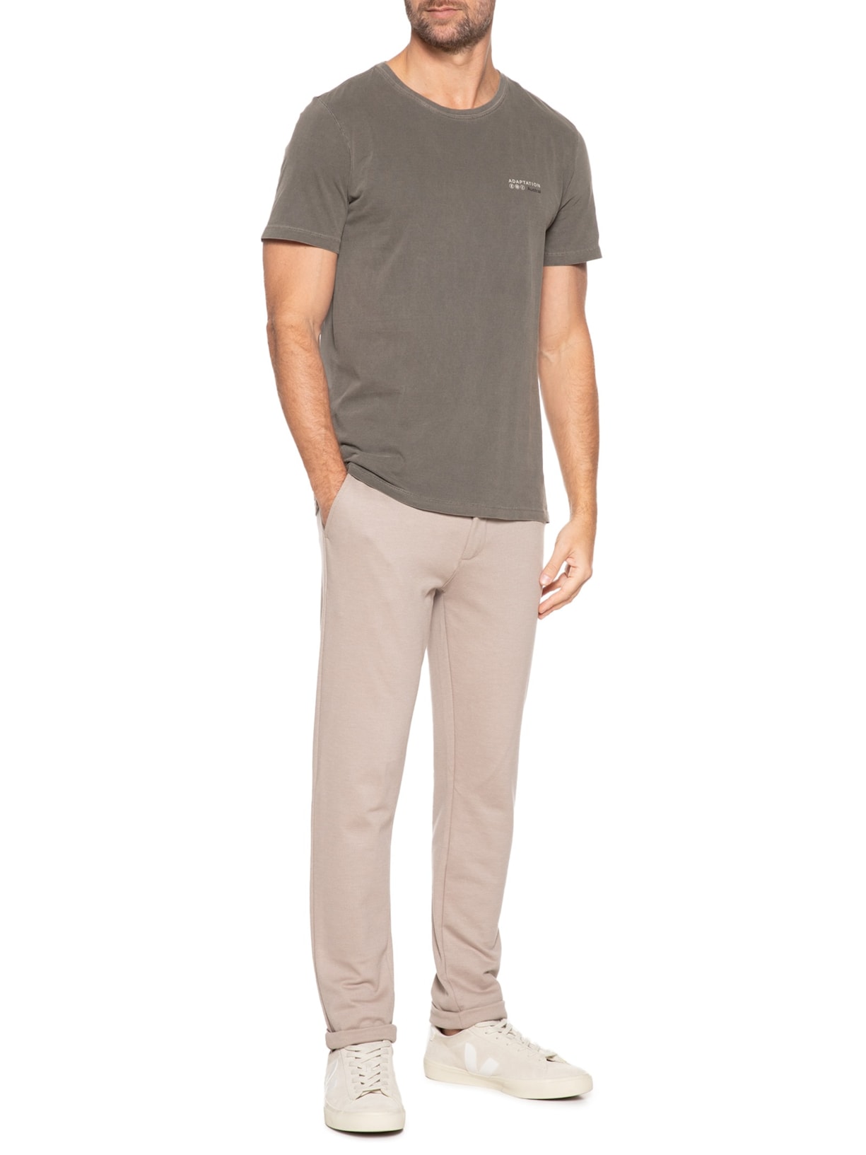 Camiseta Masculina Adaptation Marrom Austral