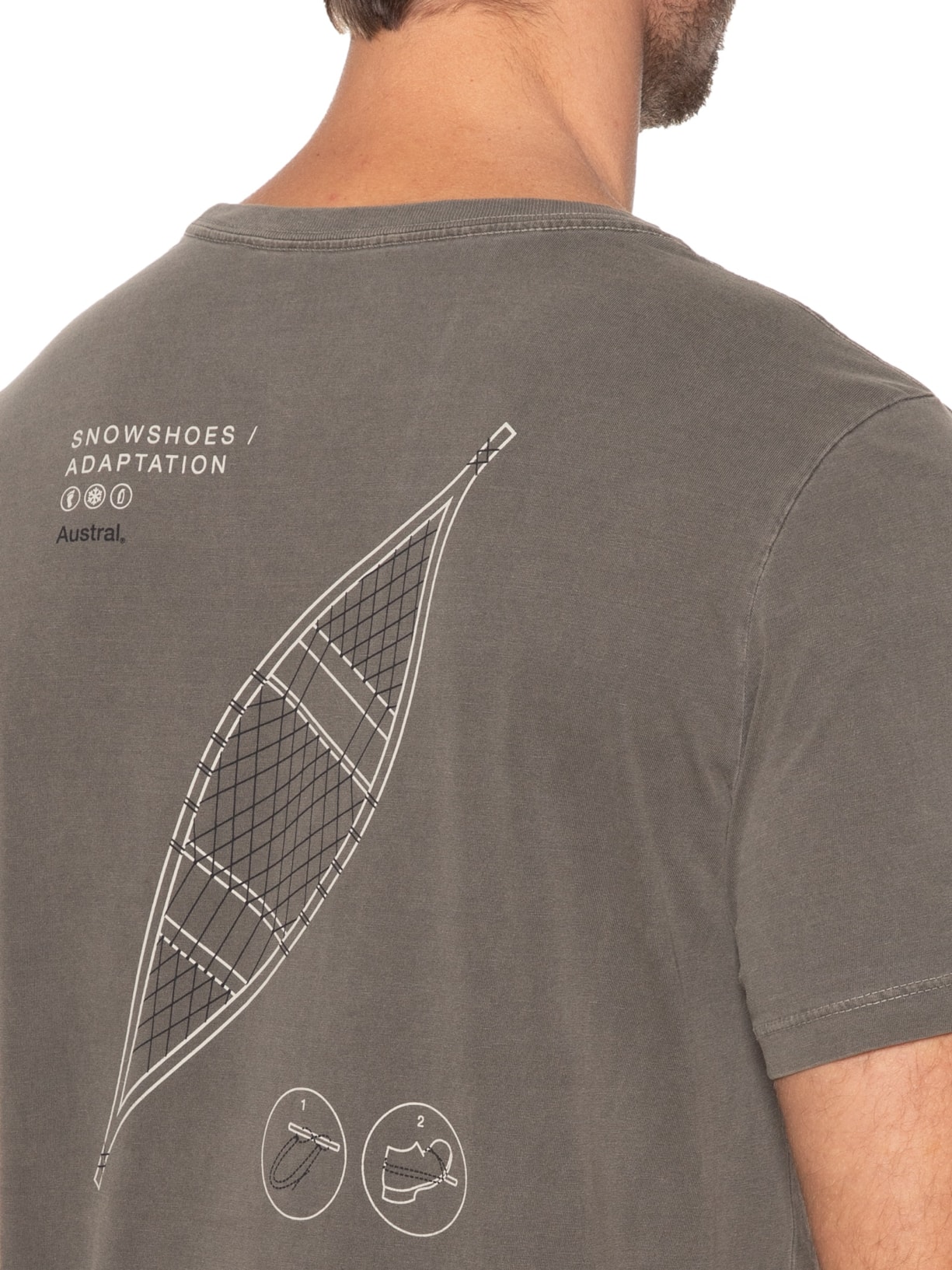 Camiseta Masculina Adaptation Marrom Austral