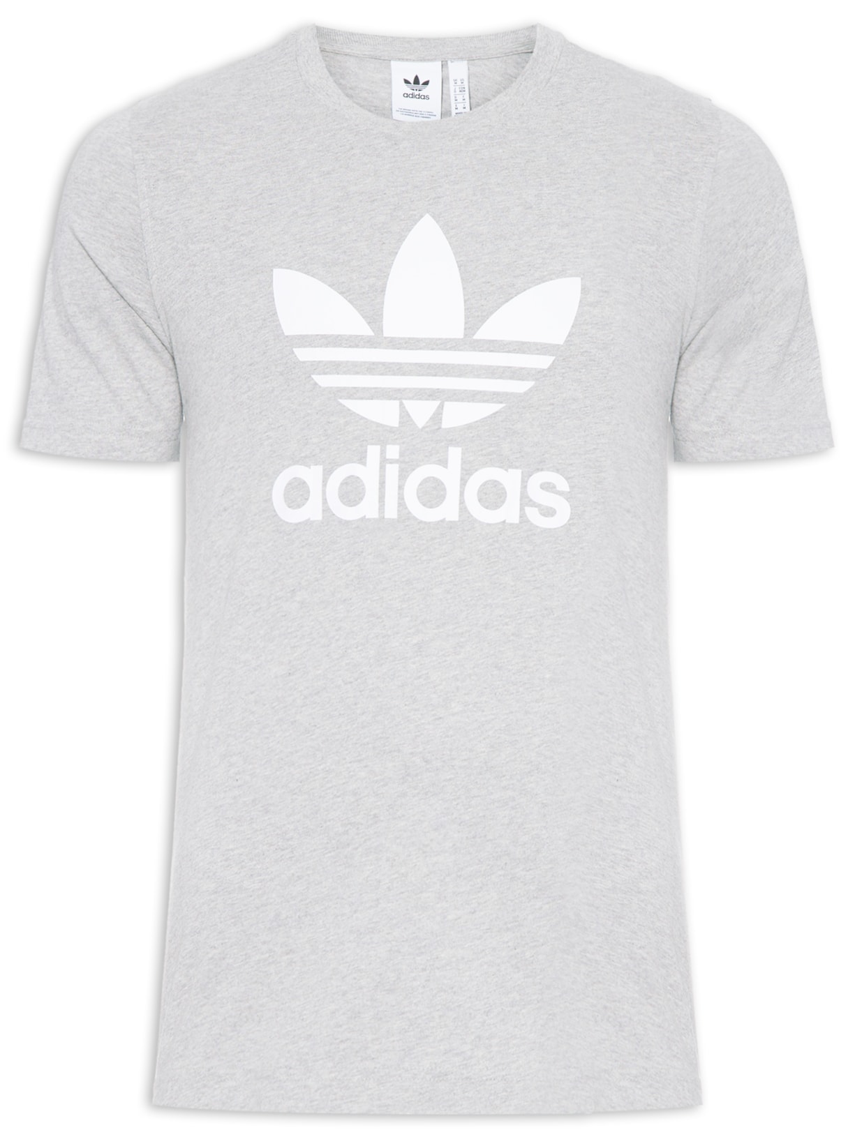 Camiseta Masculina Adicolor Classics Trefoil Cinza Adidas Originals
