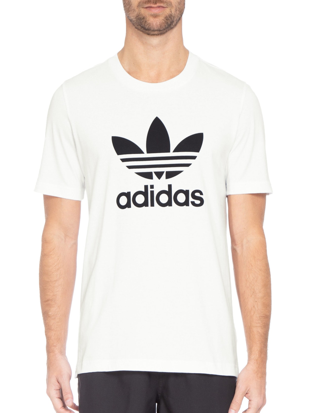 Camiseta Masculina Adicolor Classics Trefoil Off White Adidas Originals