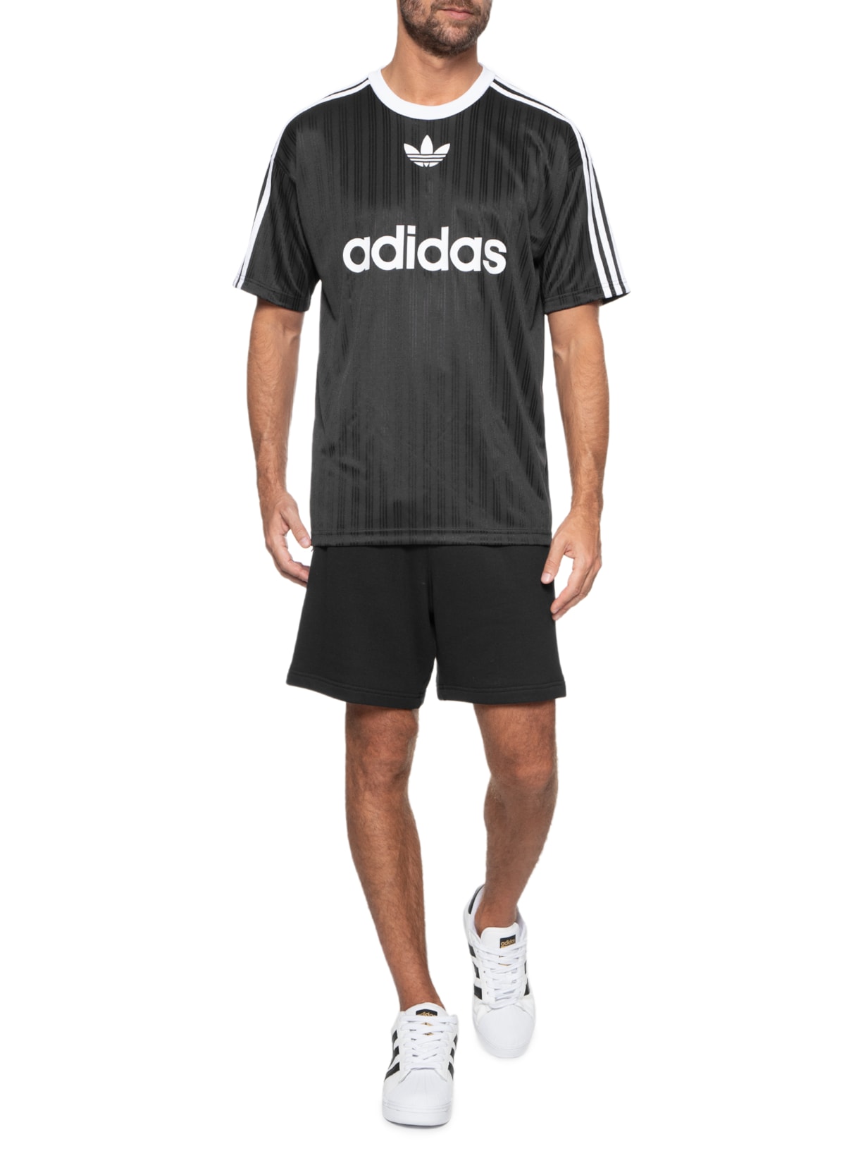 Camiseta Masculina Adicolor Poly T Preto Adidas Originals