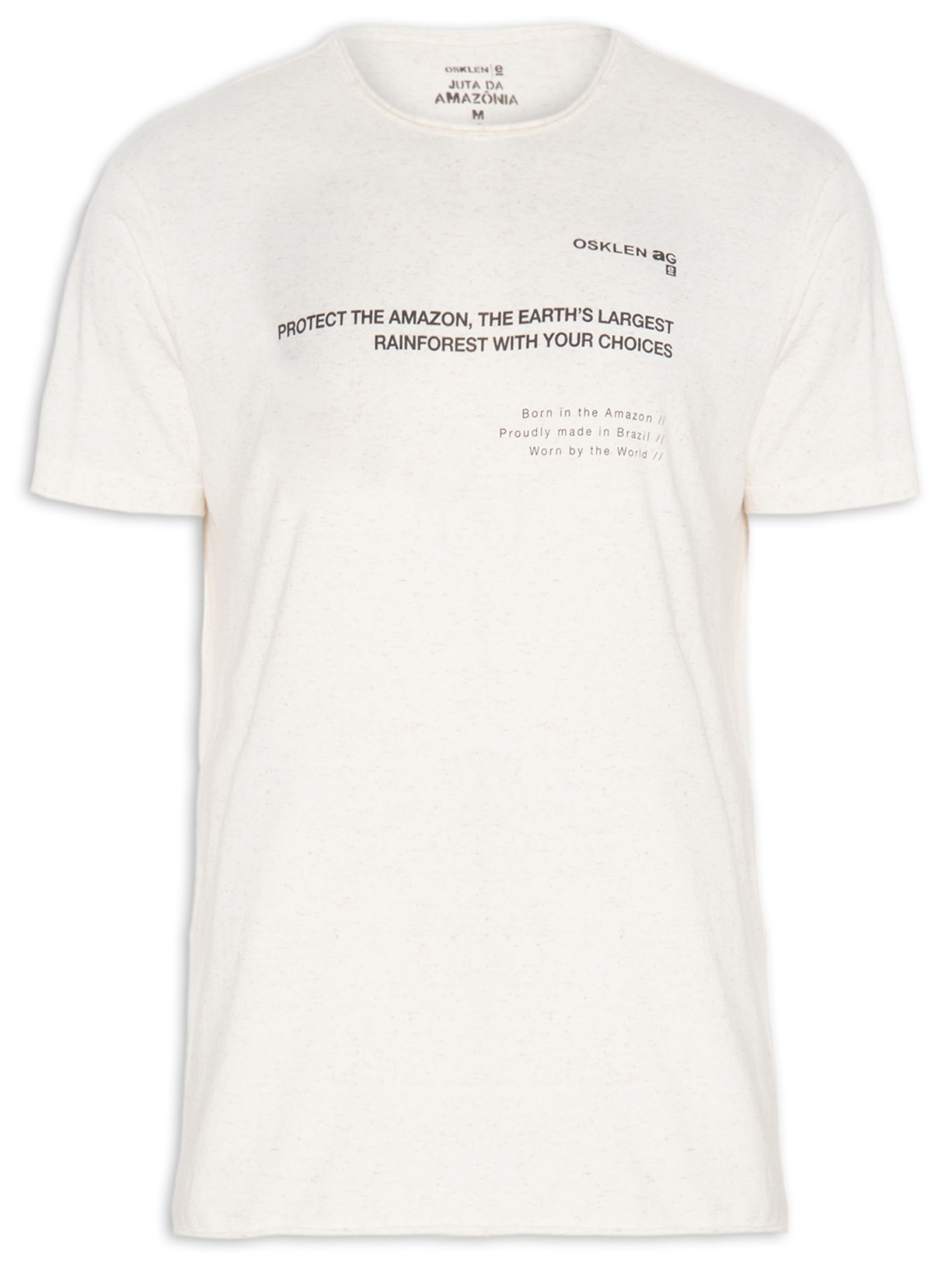 Camiseta Masculina Ag - Bege