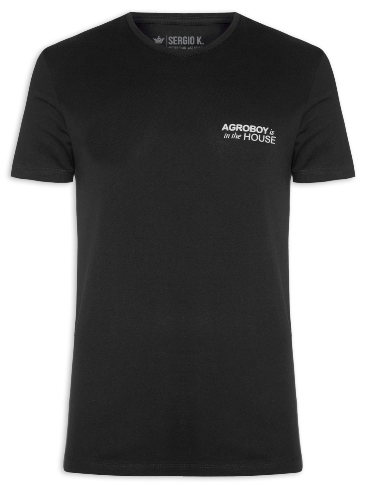 Camiseta Masculina Agroboy In The House - Preto