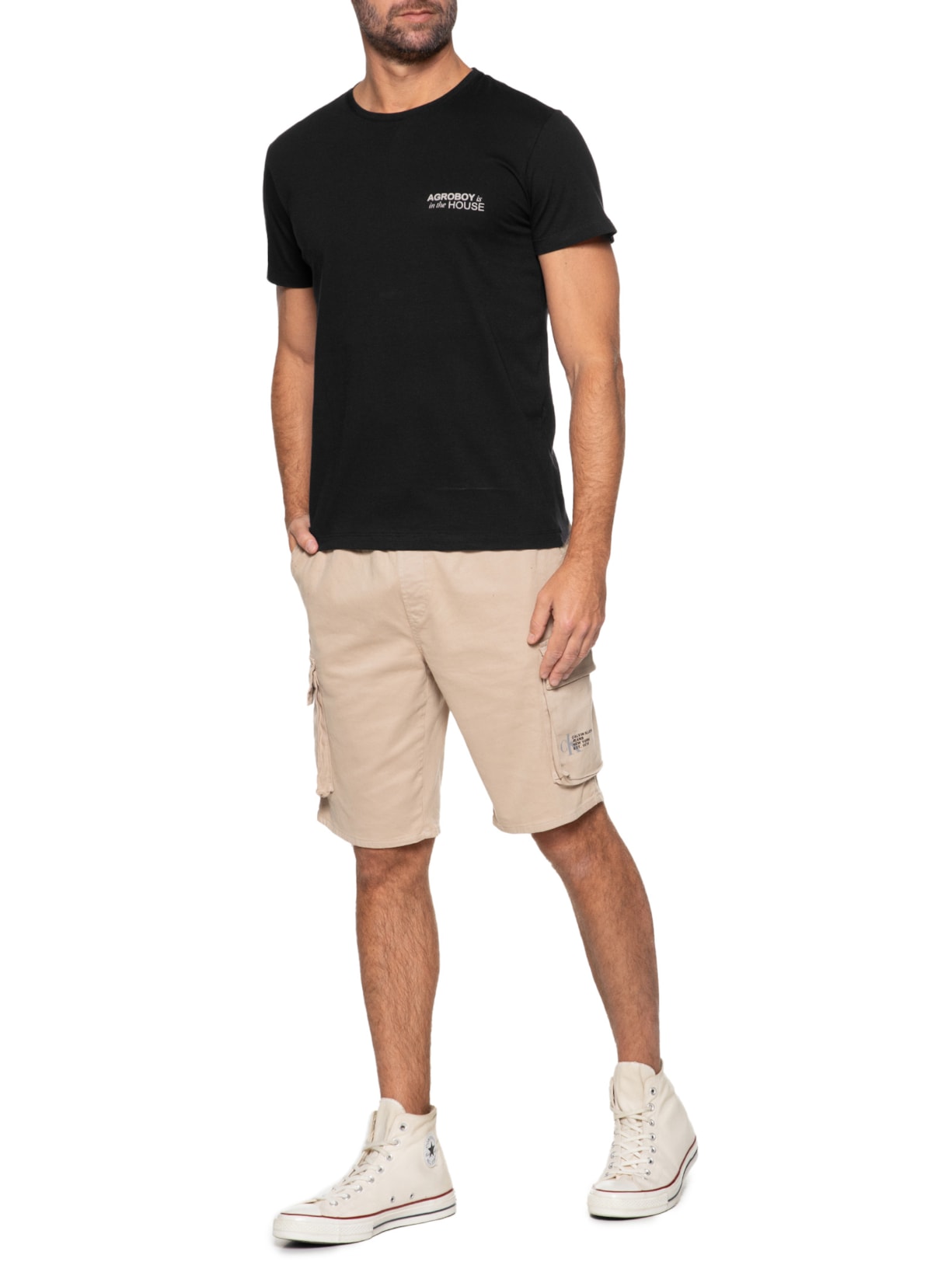 Camiseta Masculina Agroboy In The House Preto Sergio K