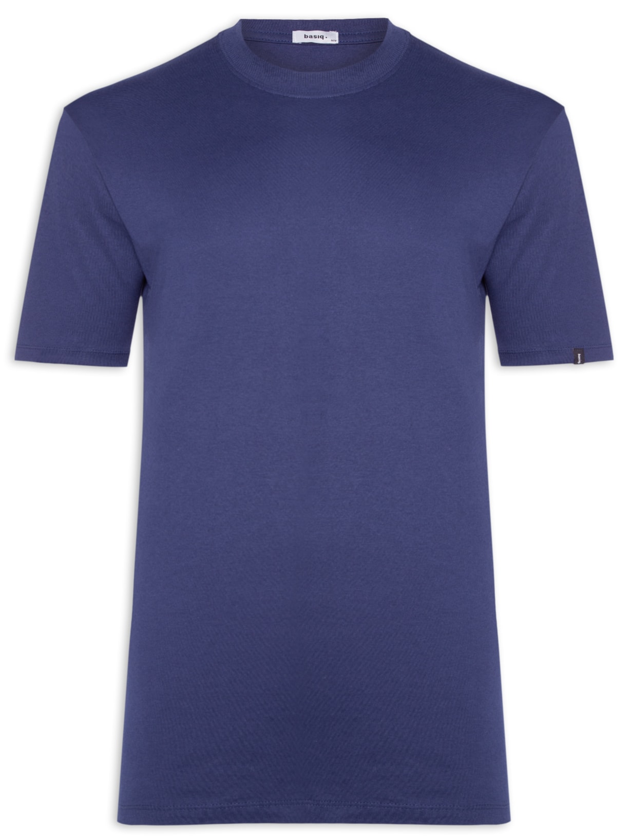 Camiseta Masculina Algodão Básica Casual - Azul