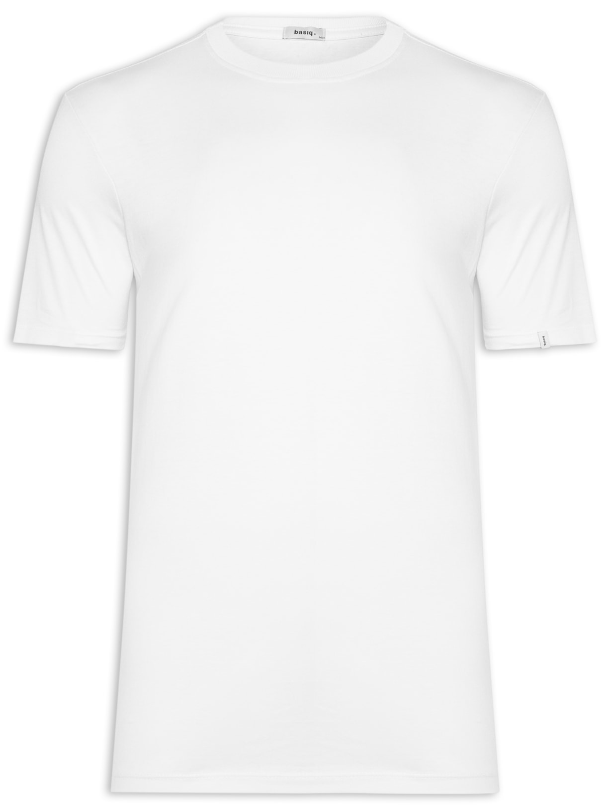 Camiseta Masculina Algodão Básica Casual - Branco