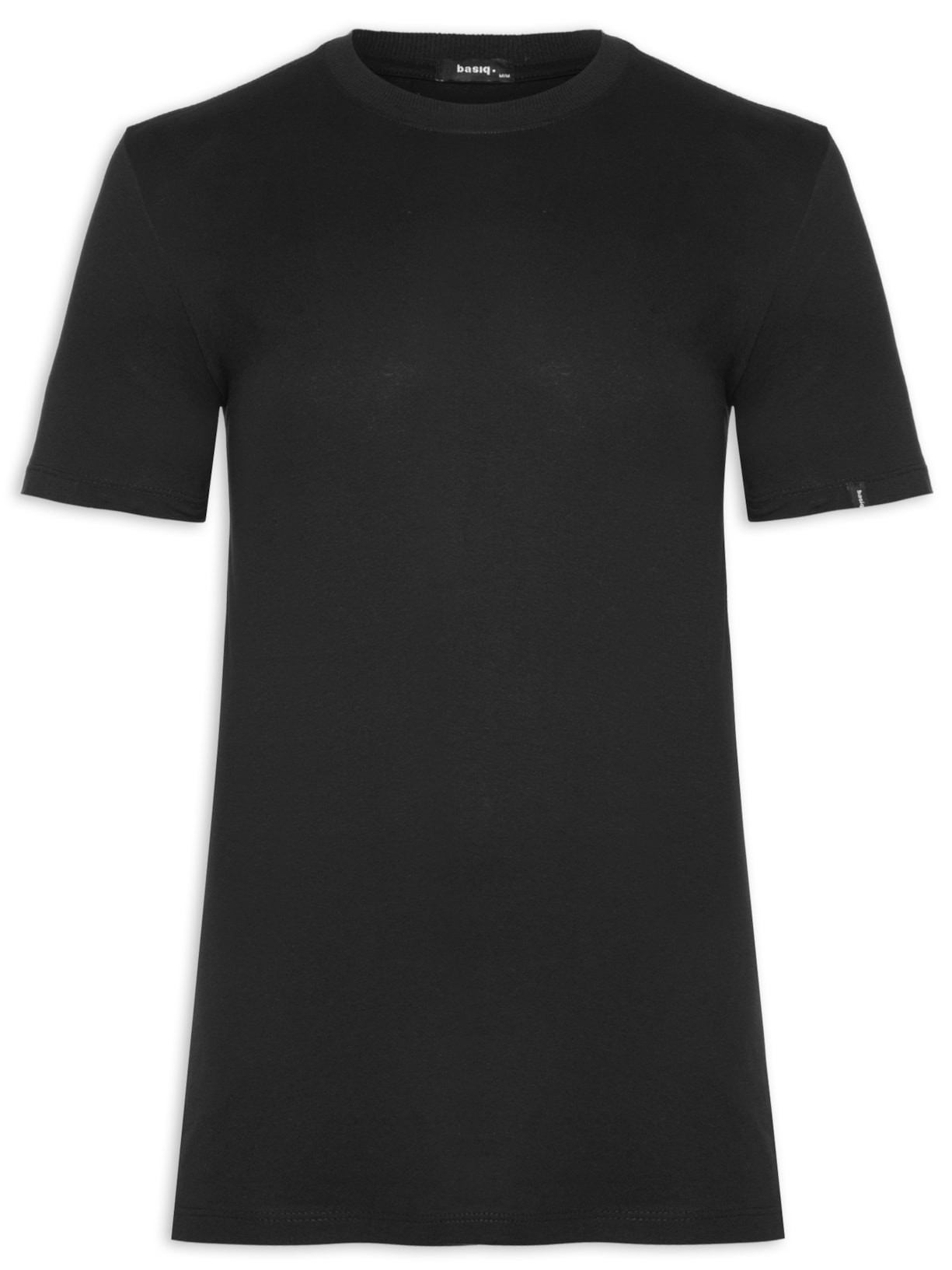 Camiseta Masculina Algodão Básica Casual - Preto
