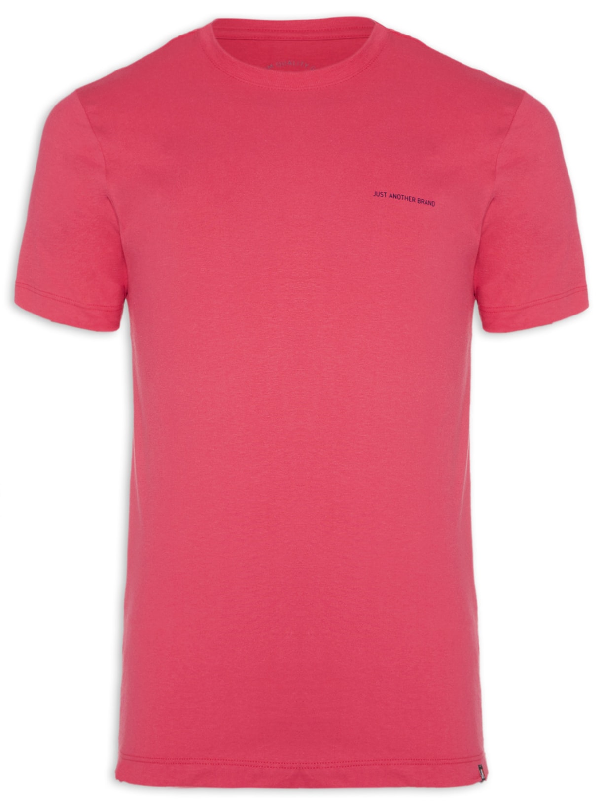 Camiseta Masculina Algodão Básica Logo Vermelho Jab