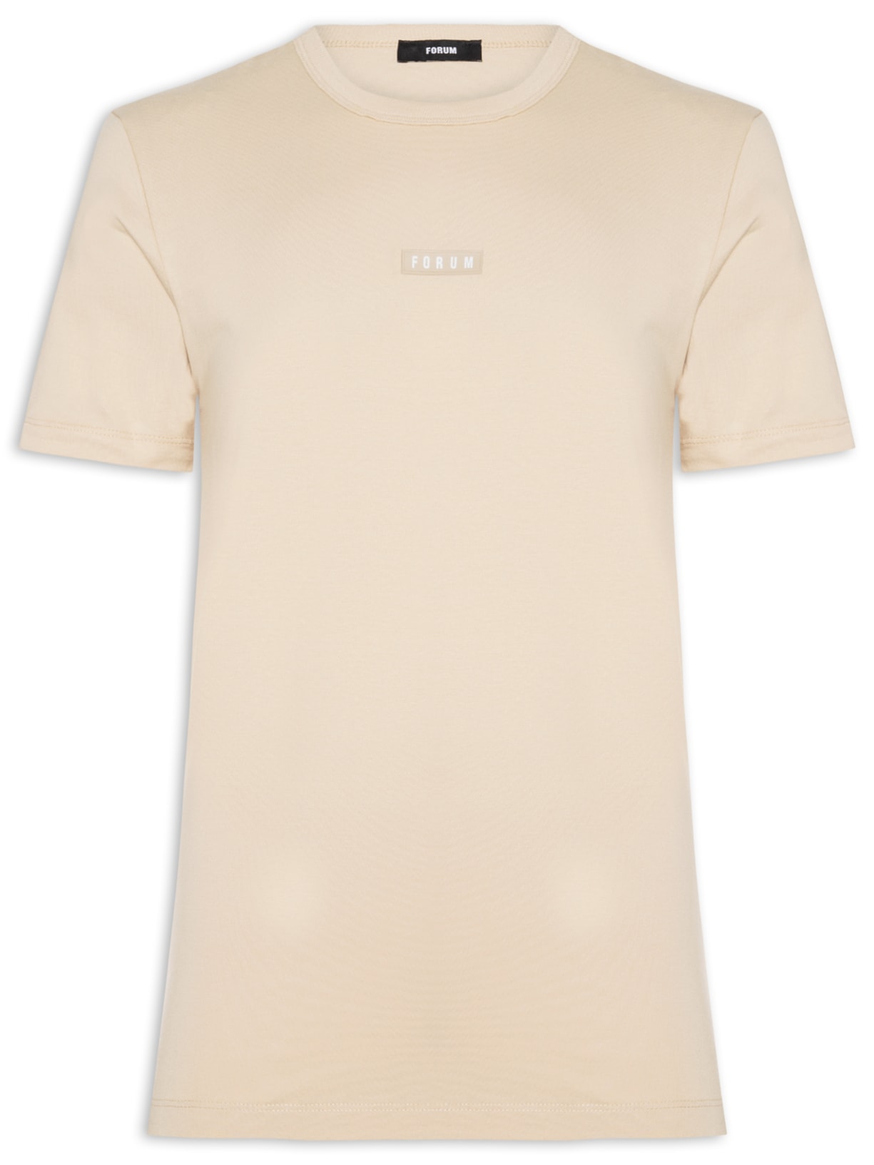 Camiseta Masculina Algodão - Bege