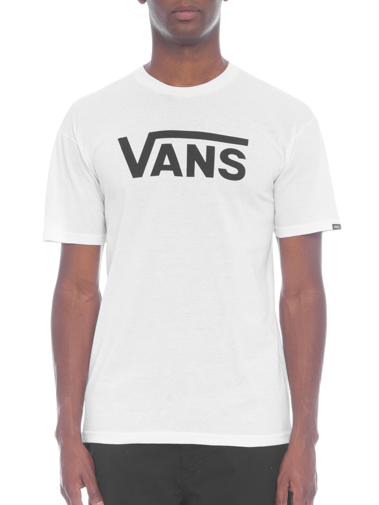 Camiseta Masculina Algodão Branco Vans
