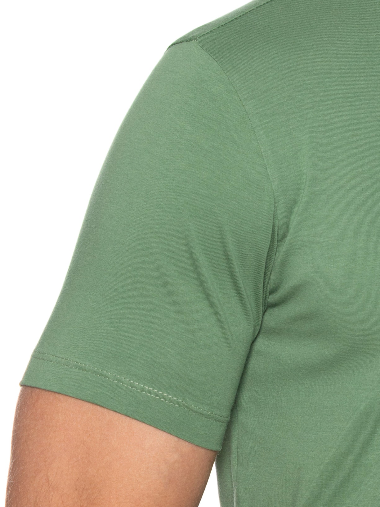 Camiseta Masculina Algodão Egícpcio Verde Pineapple