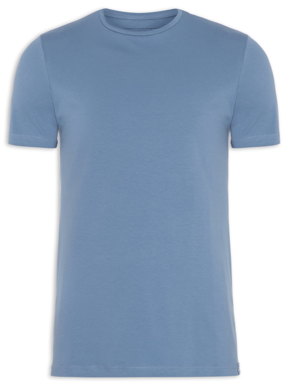 Camiseta Masculina Algodão Egípcio - Azul