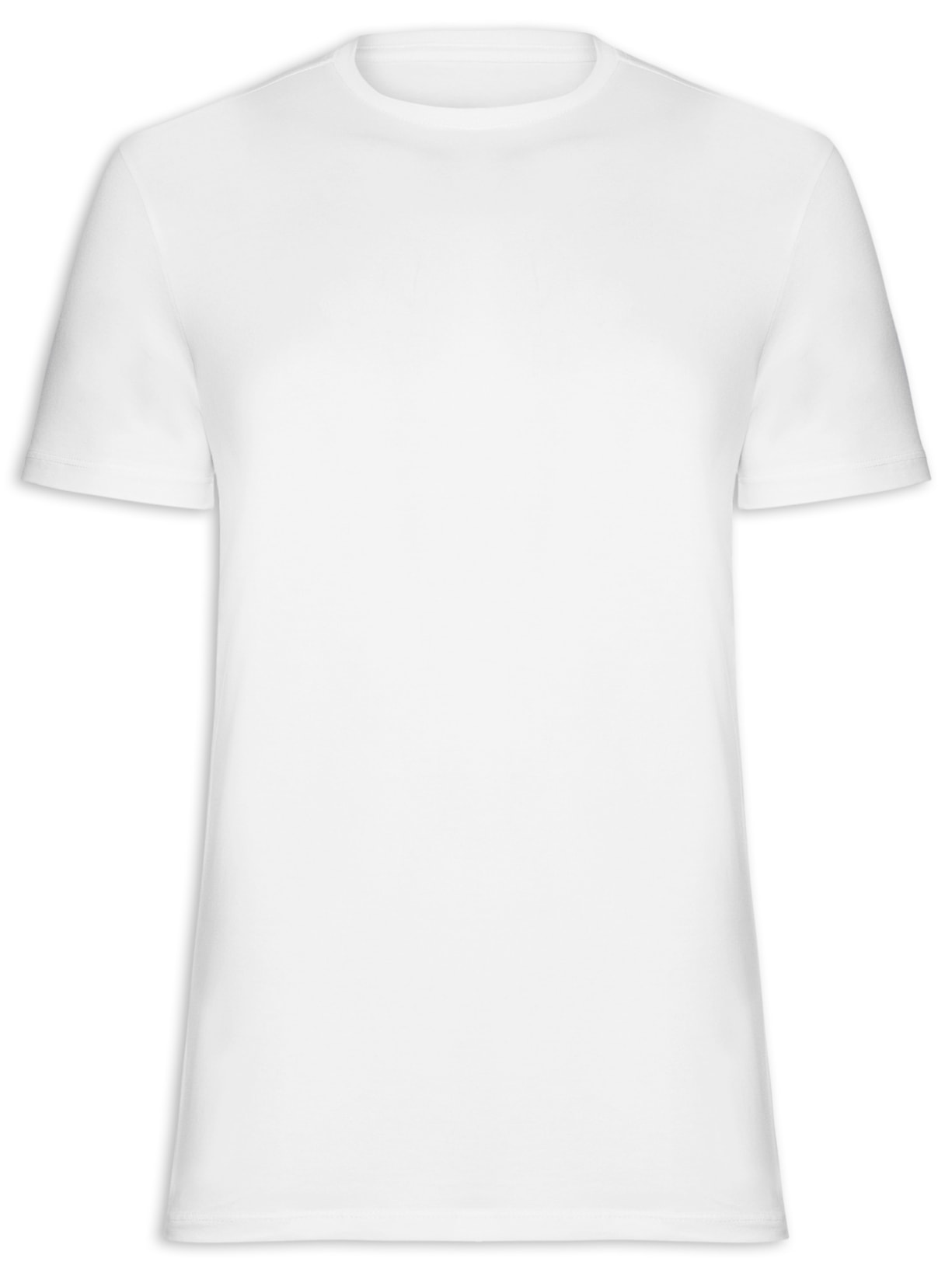 Camiseta Masculina Algodão Egípcio Branco Pineapple