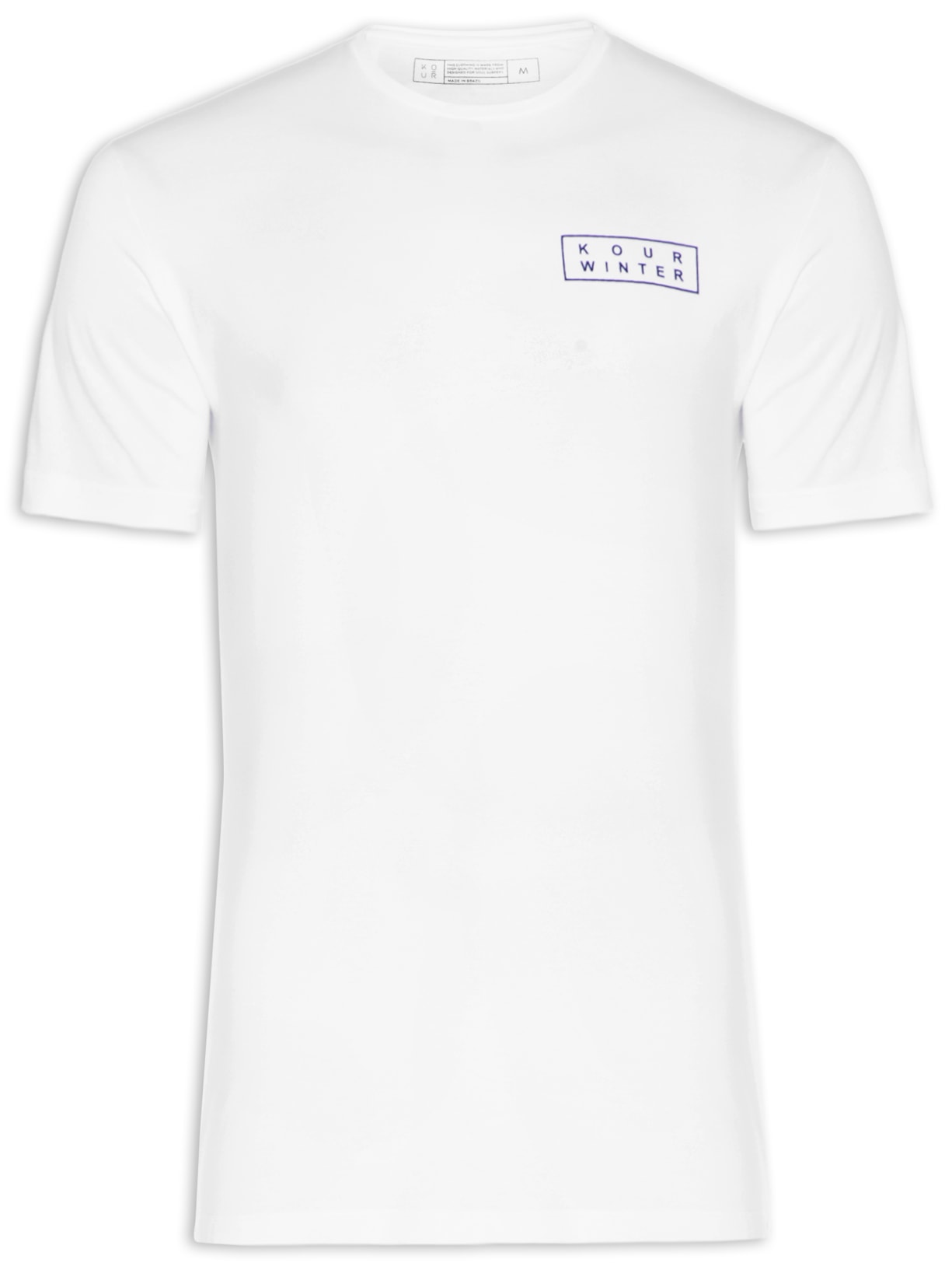 Camiseta Masculina Algodão Egípcio Japanese Wave - Branco