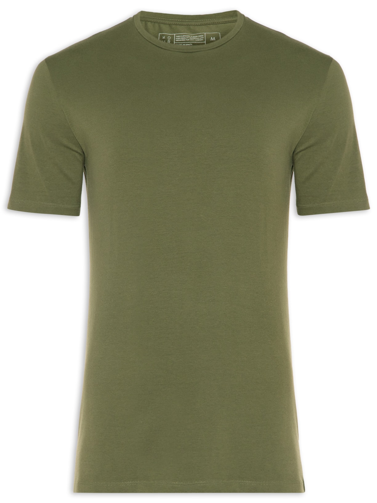 Camiseta Masculina Algodão Egípcio - Verde