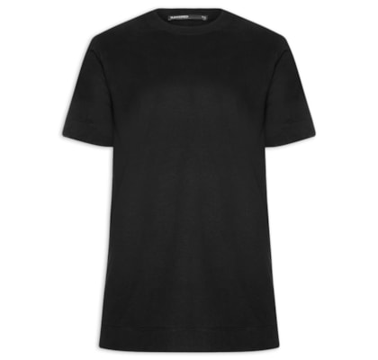 Camiseta Masculina Algodão Manga Curta - Preto