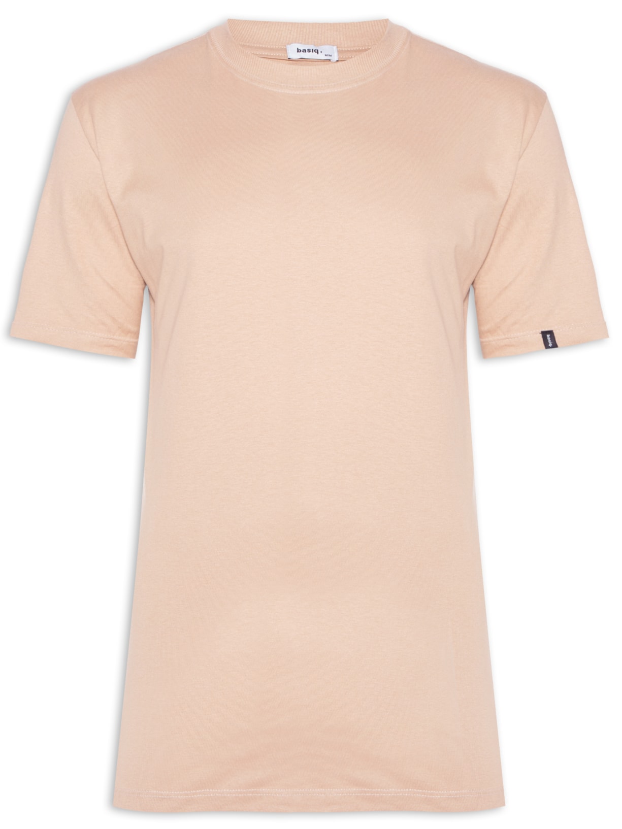 Camiseta Masculina Algodão Oversized Streetwear - Bege