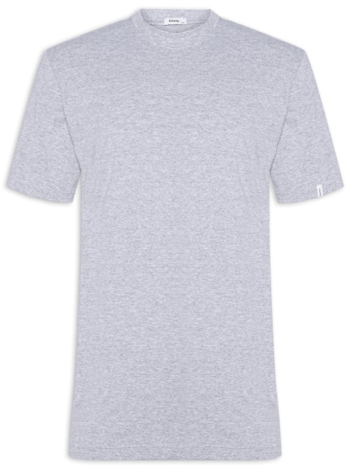 Camiseta Masculina Algodão Oversized Streetwear - Cinza