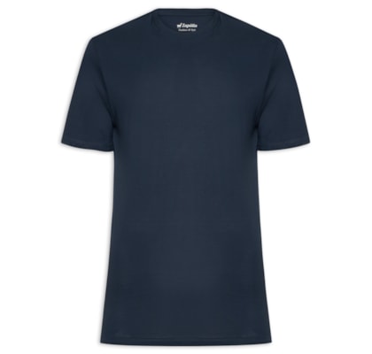 Camiseta Masculina Algodão Pima - Azul 