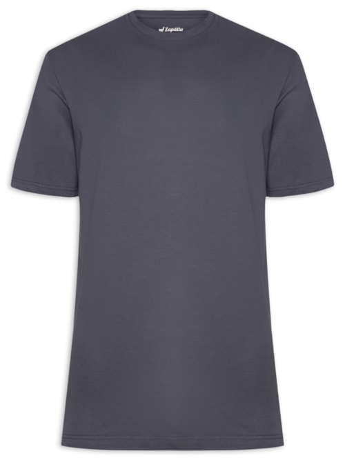 Camiseta Masculina Algodão Pima - Cinza