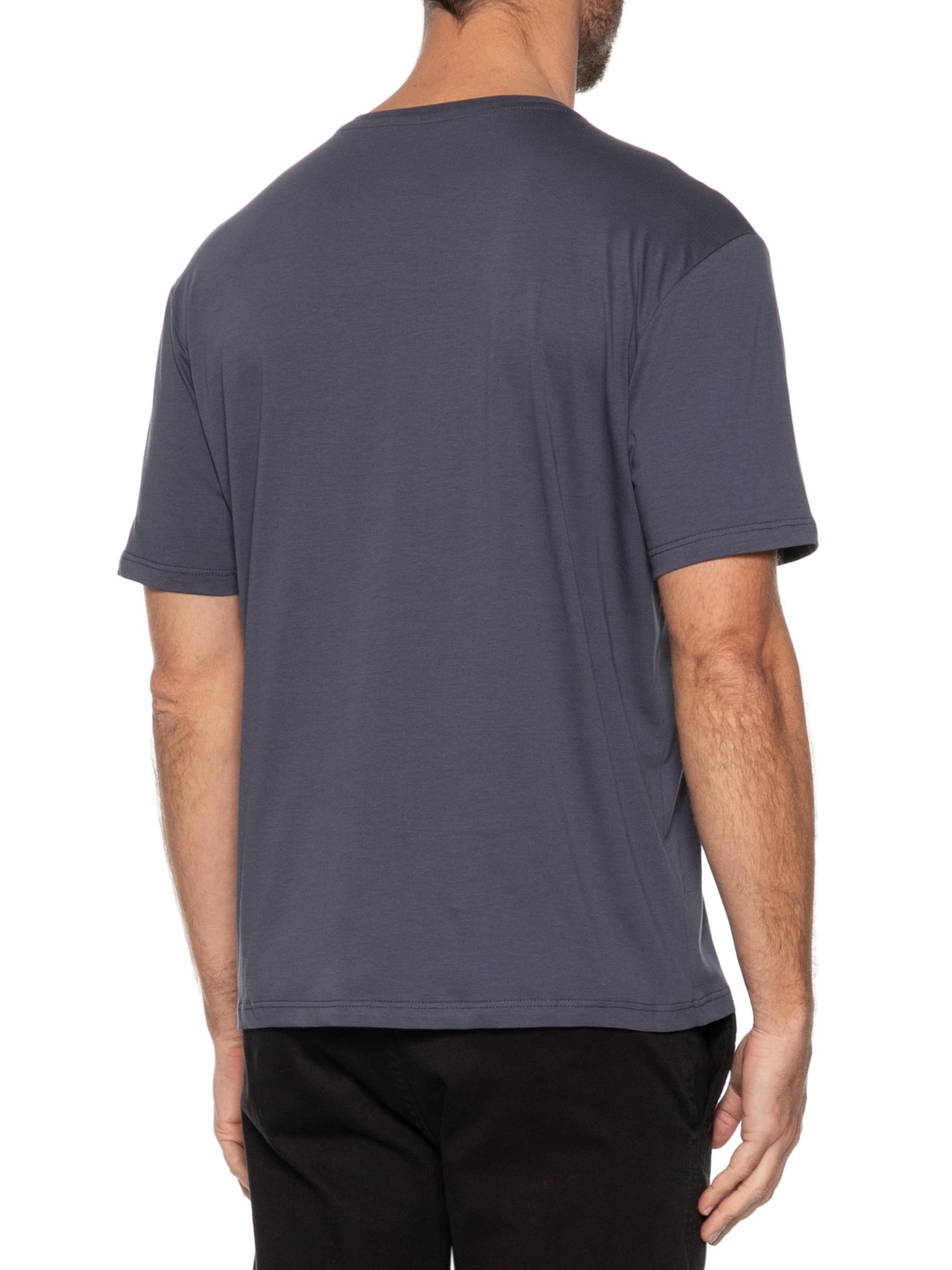 Camiseta Masculina Algodão Pima Cinza  Zapalla