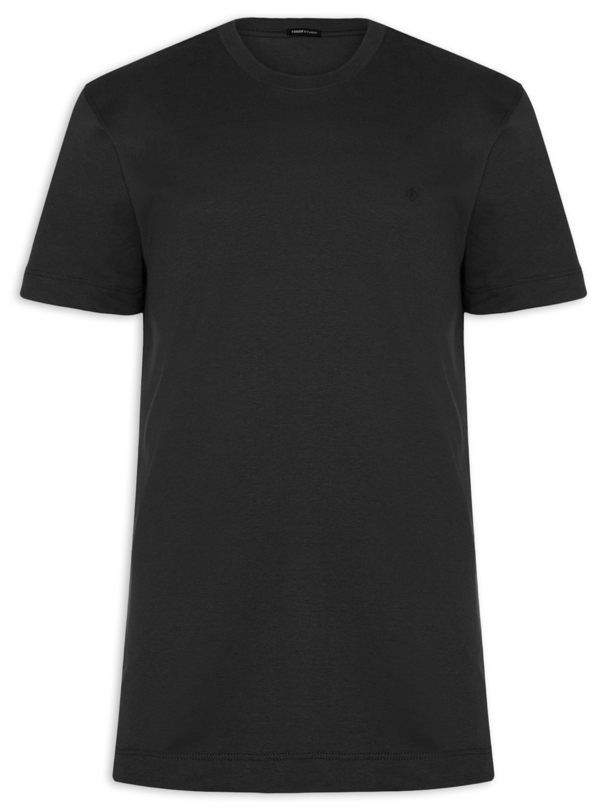 Camiseta Masculina Algodão - Preto