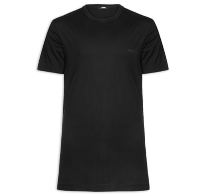 Camiseta Masculina Algodão - Preto