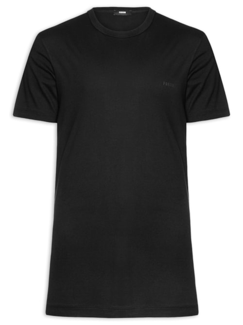 Camiseta Masculina Algodão - Preto
