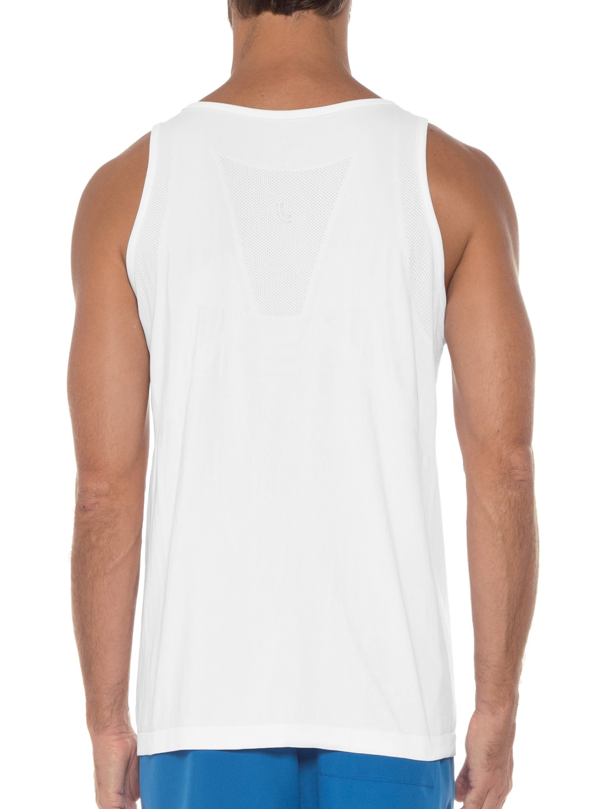 Camiseta Masculina Am Regata Branco Lupo