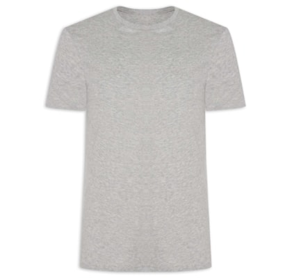 Camiseta Masculina Am Sport Pima - Cinza