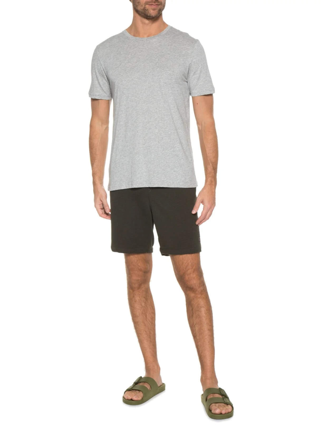 Camiseta Masculina Am Sport Pima Cinza Lupo