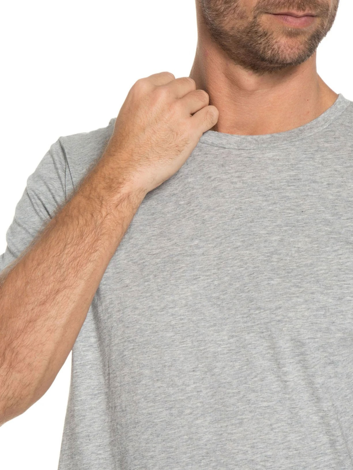 Camiseta Masculina Am Sport Pima Cinza Lupo