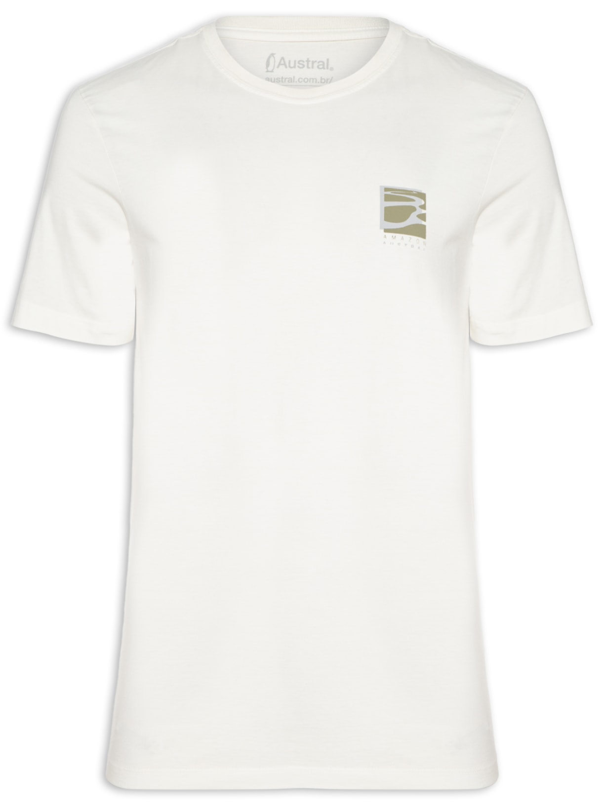 Camiseta Masculina Amazon Branco Austral