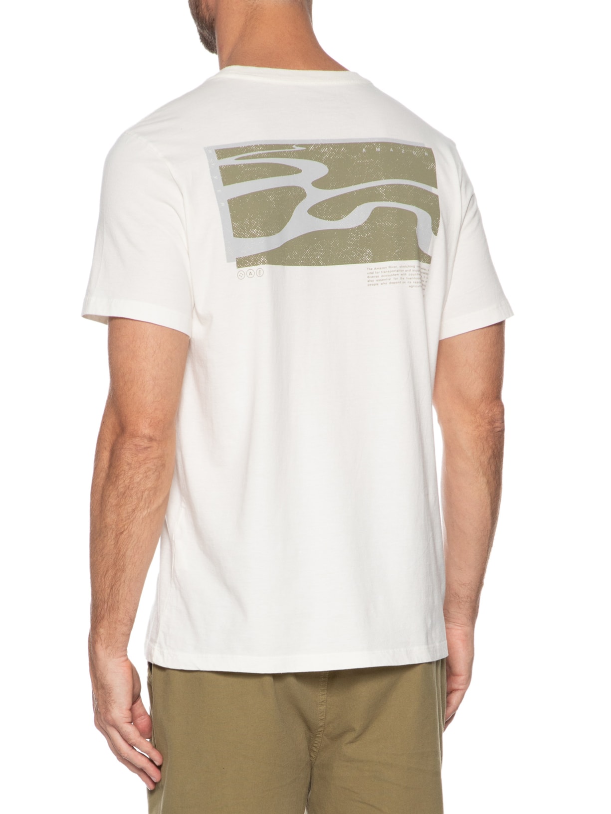 Camiseta Masculina Amazon Branco Austral