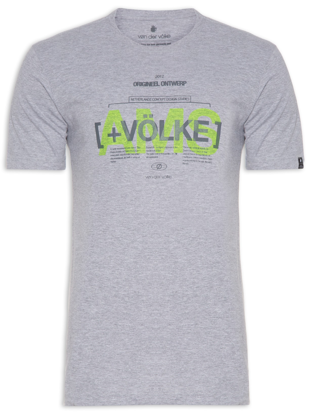 Camiseta Masculina Ams - Cinza