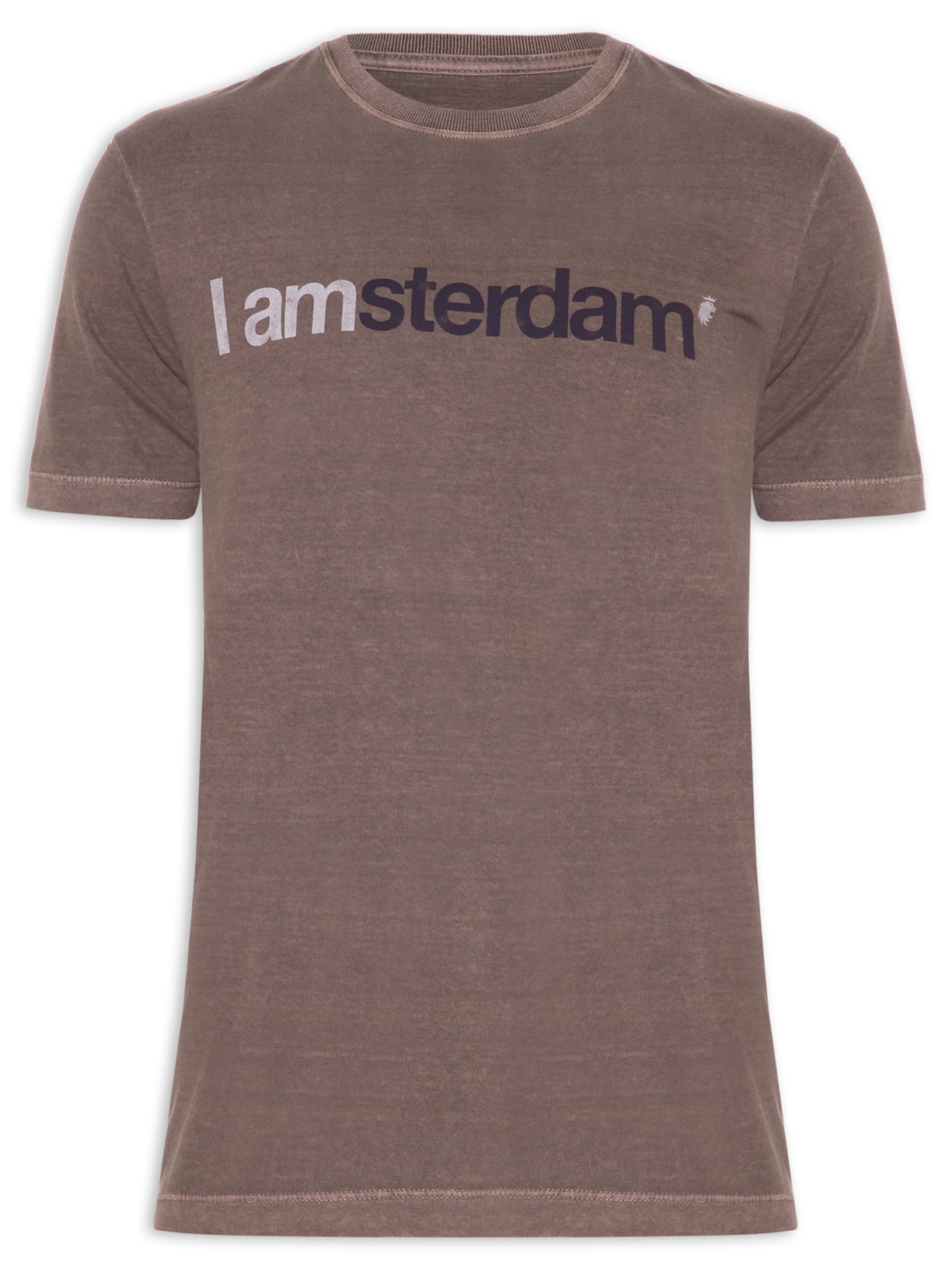 Camiseta Masculina Amsterdam - Marrom
