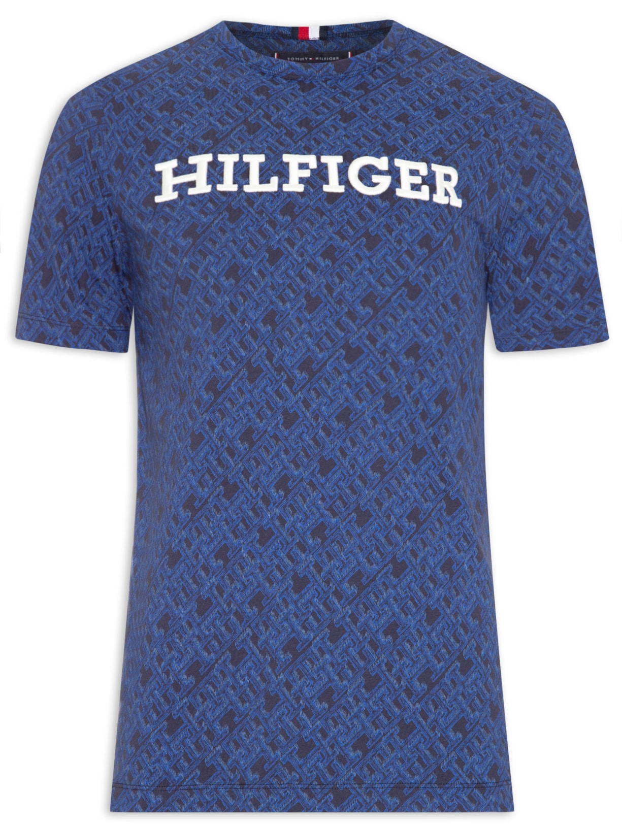 Camiseta Masculina Aop Monogram - Azul