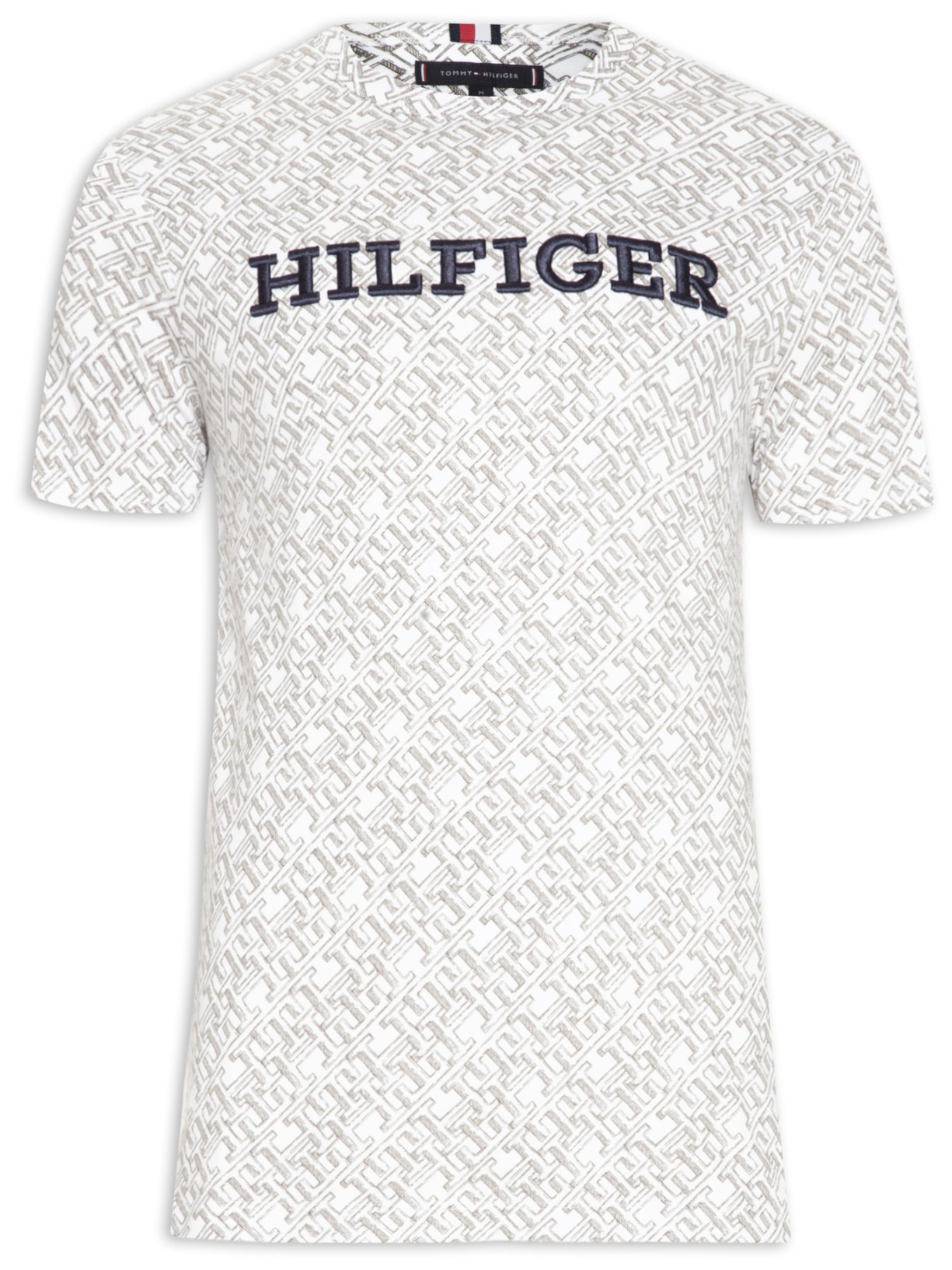 Camiseta Masculina Aop Monogram - Branco