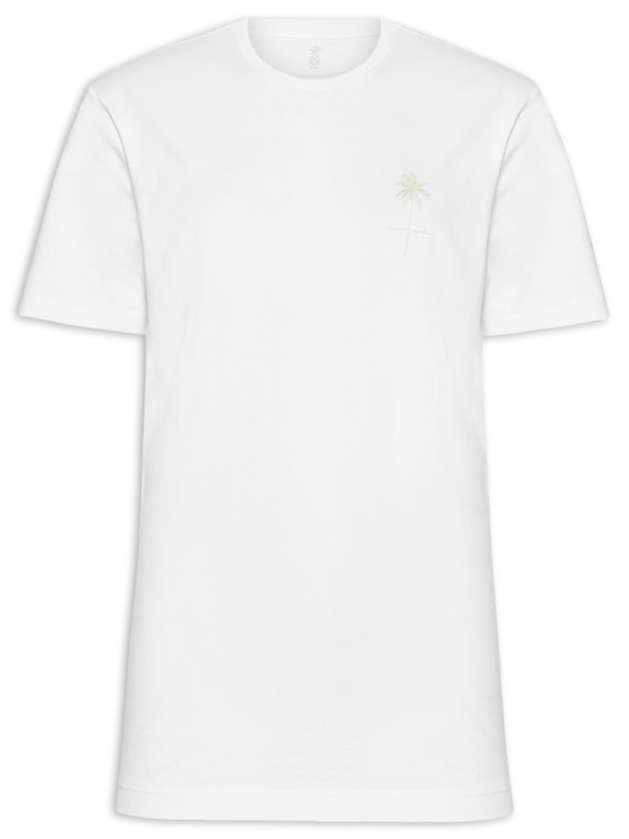 Camiseta Masculina Aquarela Beach - Branco