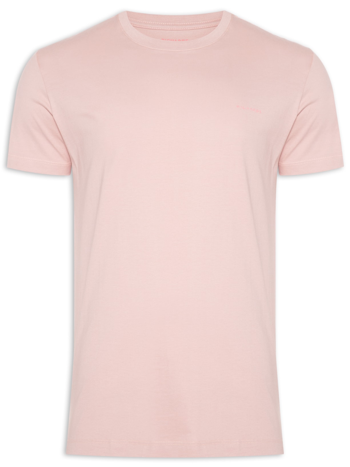 Camiseta Masculina Aquarela Folhagem - Rosa