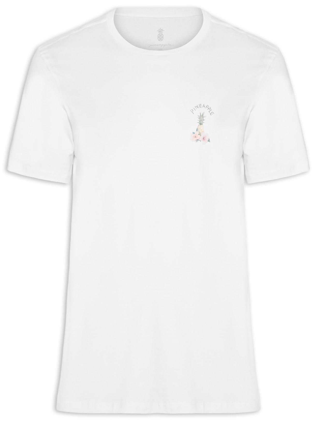 Camiseta Masculina Aquarela Mapa Paraty - Branco