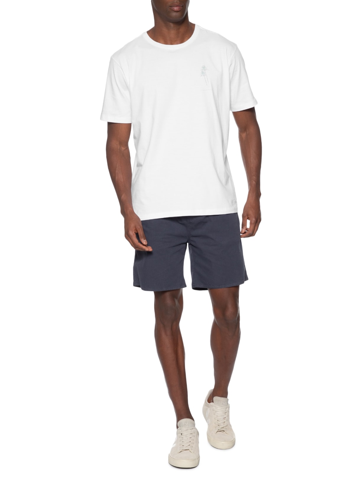 Camiseta Masculina Aquarela Summer Branco Pineapple