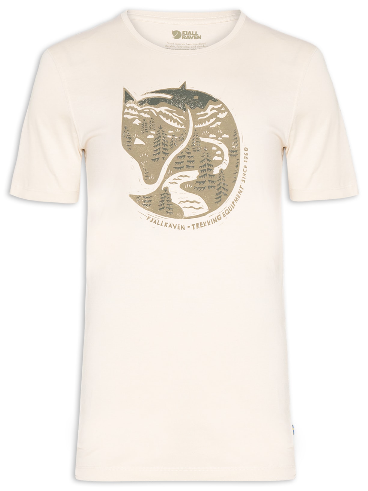 Camiseta Masculina Artic Fox - Bege