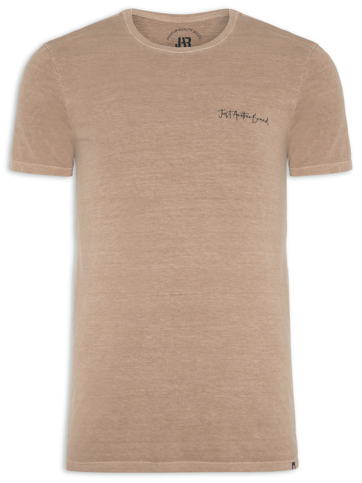 Camiseta Masculina Assinatura Script - Marrom