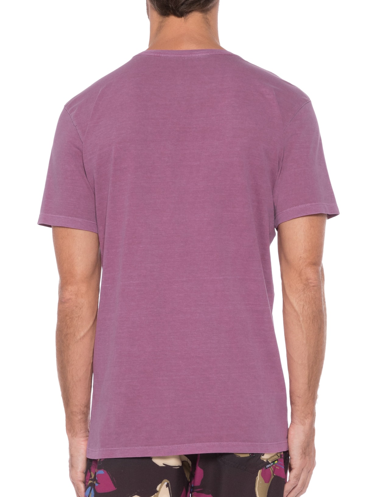 Camiseta Masculina Assinatura Script Roxo Jab