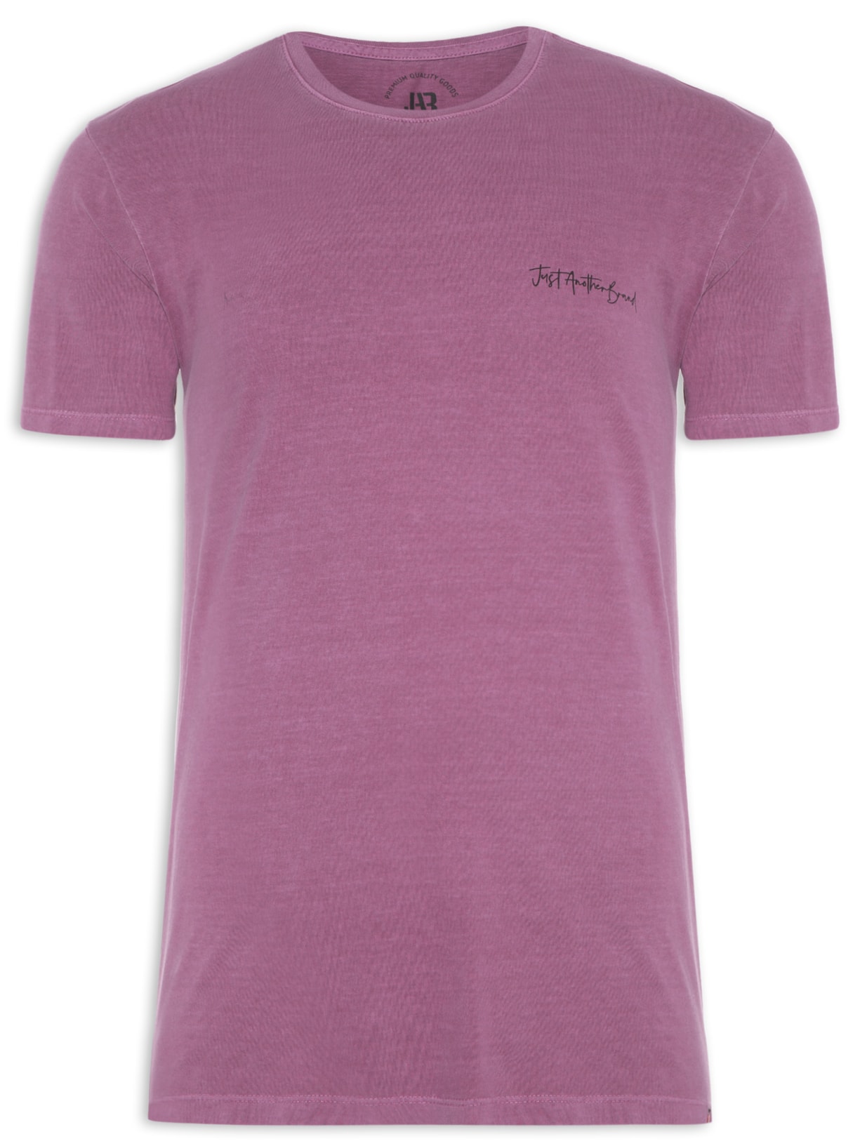 Camiseta Masculina Assinatura Script Roxo Jab